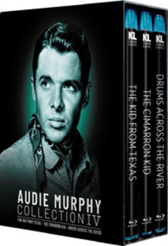 Audie Murphy Collection Iv (The Kid From Texas / The Cimarron Kid / Drums Across The River] [Blu-Ray] Anamorphic, Subtitled