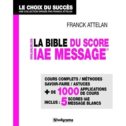 La Bible Du Score Iae Message