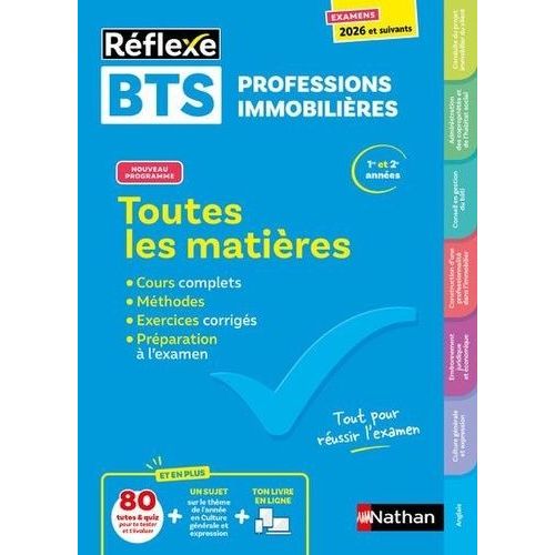 Professions Immobilières Bts - Toutes Les Matières