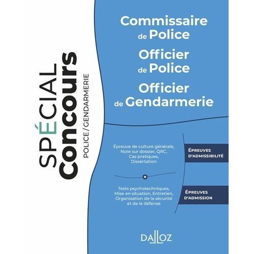 Commissaire De Police - Officier De Police - Officier De Gendarmerie