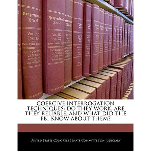 United States Congress Senate Committee On Judiciary: Coerci