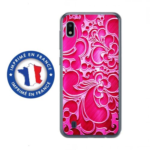 Coque souple pour Samsung Galaxy A10 avec impression Motifs arabesque fushia
