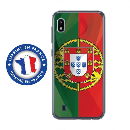 Coque Souple Pour Samsung Galaxy A10 Avec Impression Motifs Drapeau Du Portugal