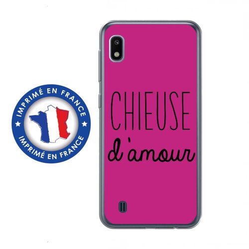 Coque Souple Pour Samsung Galaxy A10 Avec Impression Motifs Chieuse D'amour Fush
