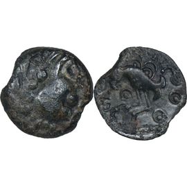 Gaule - Senons - Bronze Yllyci À L'oiseau - 52 Bc - Lt.7527 - 20-063