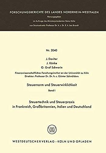 Steuernorm Und Steuerwirklichkeit