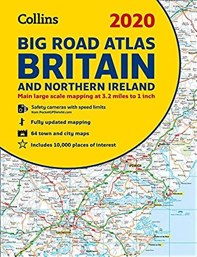 2020 Collins Big Road Atlas Britain