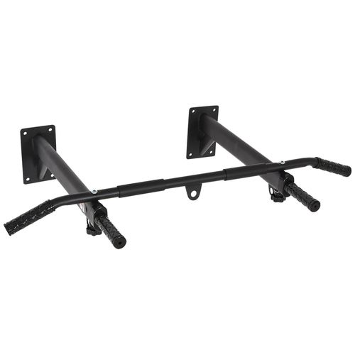 Barre De Traction Barre De Fitness Fixation Murale Support Sac De Frappe Ou Sangles Trx Intégré Charge Max. 150 Kg Acier Noir