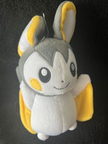 Peluche Doudou Pokémon Oiseau Jaune Et Gris Souriant Tomy 24 Cm
