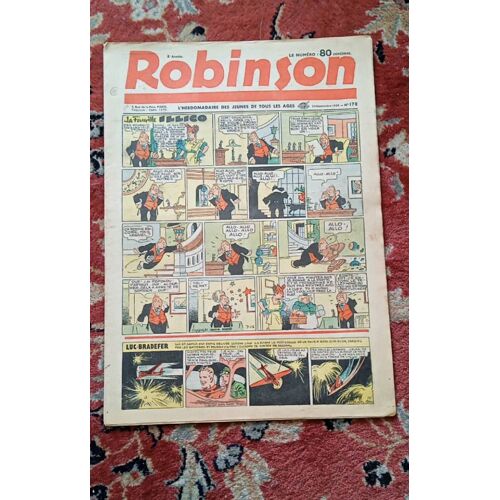 Robinson (L Hebdomadaire Des Jeunes De Tous Les Âges) N°178