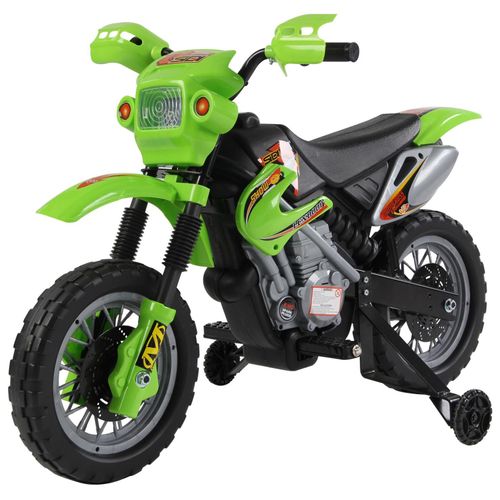 Homcom Moto Cross électrique enfants à partir de 3 ans 6 V phares klaxon musiques 102 x 53 x 66 cm