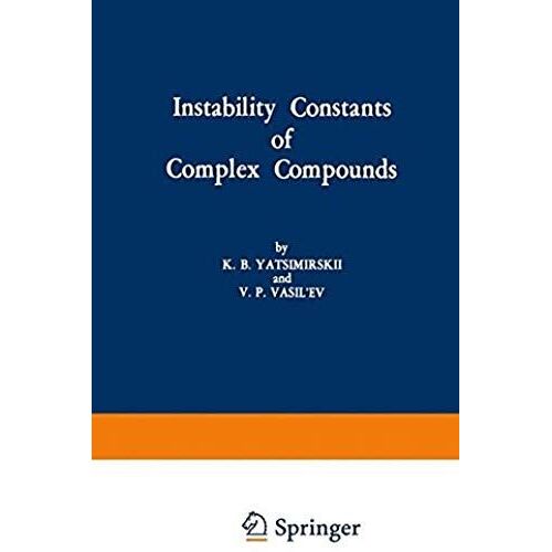 Instability Constants Of Complex Compounds