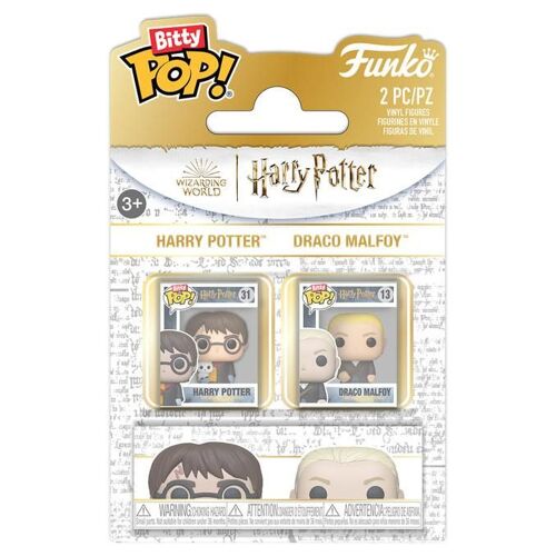 Figurine Funko Pop - Harry Potter - Harry Potter & Draco Malfoy - Bitty Pop Pack (88916)