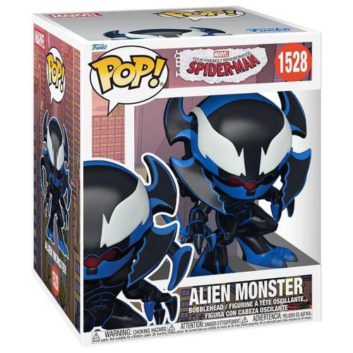 Figurine Funko Pop - Votre Fidèle Serviteur Spider-Man [Marvel] N°1528 - Alien Monster - 15 Cm (75873)