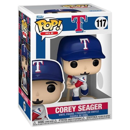Figurine Funko Pop - Mlb : Ligue Majeure De Baseball N°117 - Correy Seager (86319)
