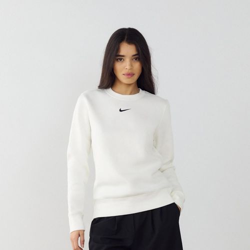 Sweat Crew Club Centered Logo Ecru/Noir Nike - Ecru/Noir - L