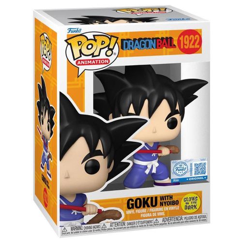 Figurine Funko Pop - Dragon Ball N°1922 - Goku Avec Baton Magique - Glow In The Dark (85050)