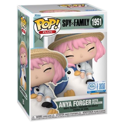 Figurine Funko Pop - Spy X Family N°1951 - Anya Forger Avec Pingouin (87182)