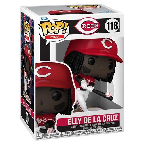 Figurine Funko Pop - Mlb : Ligue Majeure De Baseball N°118 - Elly De La Cruz (86320)