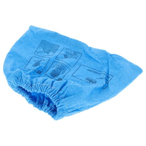 vhbw Filtre textile compatible avec Einhell RT-VC 1500 WM, 1600, 1630, 1500, 1525, 1420 aspirateur sec et humide - Sac filtrant, lavable bleu