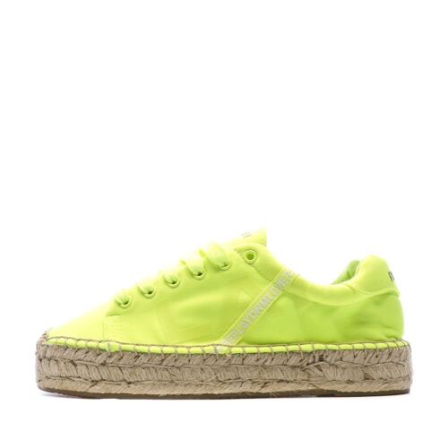 Baskets Espadrille Jaune Femme Replay Nash