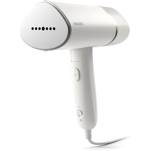 Philips Défroisseur à Main 3000 Séries - 1000W, 20 g/min de vapeur, Réservoir d'Eau Amovible de 120 ml, Plaque Chauffante, Blanc