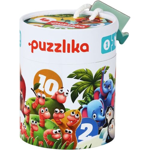 Puzzlika Casse-Tête - Animaux À Compter - 10x 2 Pièces