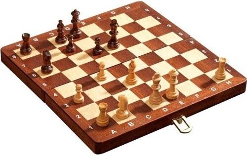 Philos Travel Chess Cassette De Luxe 30 Mm Field, King Height 48 Mm