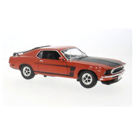 Ford Mustang rouge /noir mat 1969 1/18 Welly