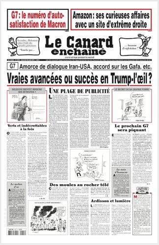 Le Canard Enchaîné 5155 : Amazon : Ses Curieuses Affaires Avec Un Site D'extrême Droite