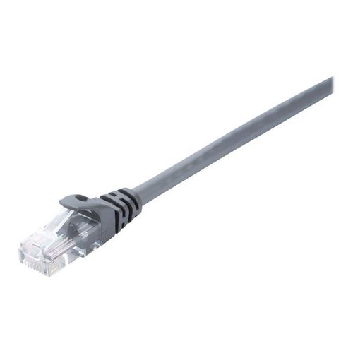 V7 - Cordon de raccordement - RJ-45 (M) pour RJ-45 (M) - 2 m - UTP - CAT 6 - moulé, sans crochet - gris