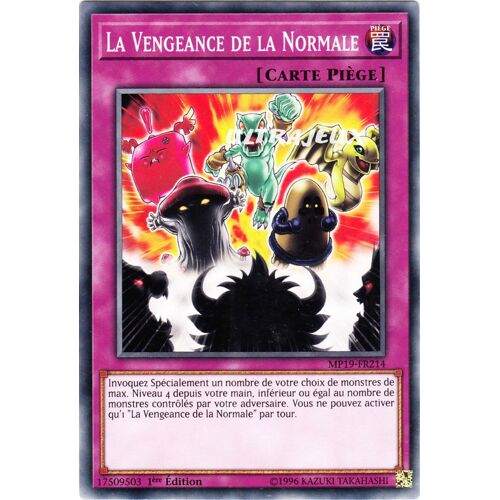 Yu-Gi-Oh! - Mp19-Fr214 - La Vengeance De La Normale - Commune