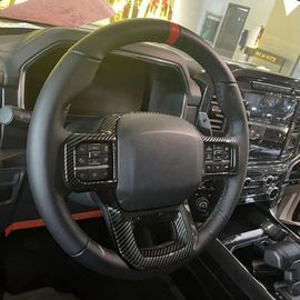Pièces De Rechange Pour Ford F150 2022 2023, 1 Autocollant De Couverture De Volant De Voiture, Garniture De Cadre