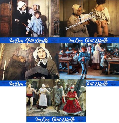 Un Bon Petit Diable : Jeu De 12 Photos D'exploitation Cinématographique - Format 24x30 Cm - De Jean-Claude Brialy Avec Paul Courtois, Alice Sapritch, Bernadette Lafont, Michel Creton - 1983