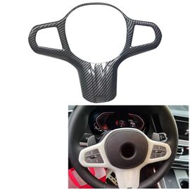 Couverture De Panneau De Volant De Voiture En Fiber De Carbone, Décoration De Cadre Autocollant Pour Bmw X5 G05 2022 +