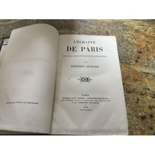 L¿Echappe De Paris