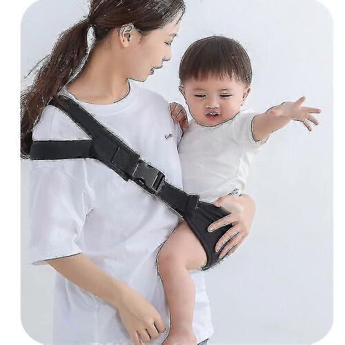 Porte-Bébé Portable, Sangle Ergonomique Pour Bébé Une Épaule, Écharpe À Moitié Enveloppée Pour Bébé, Antidérapant, Économie De Main-D'?Uvre