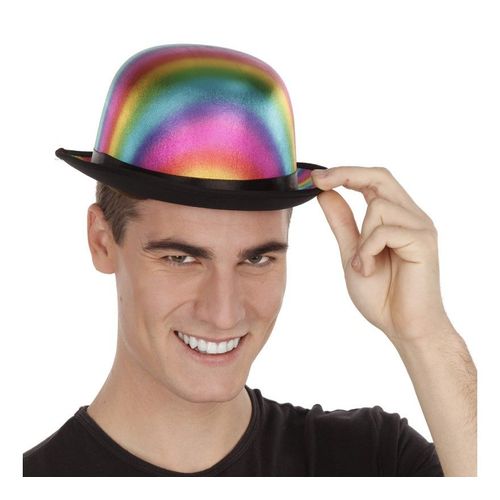 Chapeau Melon Arc-En-Ciel Dégradé