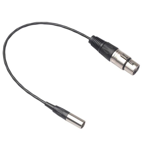 Mini Xlr 3 broches mâle à 3 broches câble vidéo femelle compatible avec la ligne audio de la caméra
