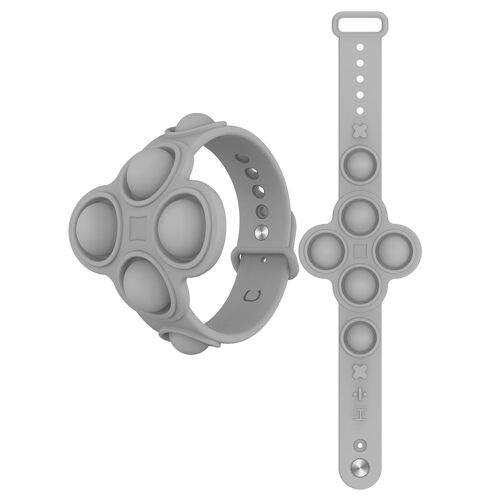 Anti Stress Décompression Push Bubble Sensoriel Fidget Toy Adulte Enfant En Forme De Fleur Bracelet Anti Stress Portable