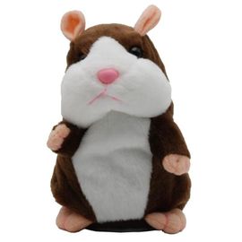 Hamster Parlant Drôle En Peluche, Animal En Peluche, Poupée, Son, Marche, Enregistrement, Répétition, Jouets Éducatifs À Changement De Voix