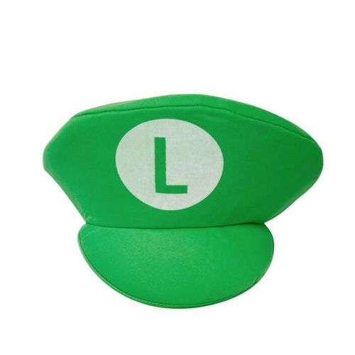 Chapeau De Cosplay Luigi Pour Adulte Et Enfant,Casquette Rouge Et Verte,Accessoire De Ix