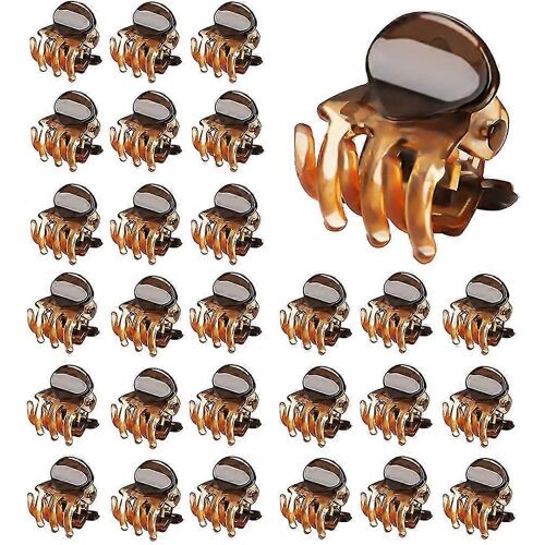 Petites Pinces À Cheveux, 48pcs Pinces À Griffes En Plastique, Mini Pinces À Griffes À Cheveux Pinces 