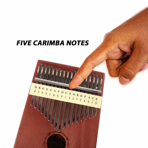Étiquettes Autocollantes Kalimba Pour Piano, 5 Pièces, Pratique, Pour Débutants, Fournitures D'instruments De Musique