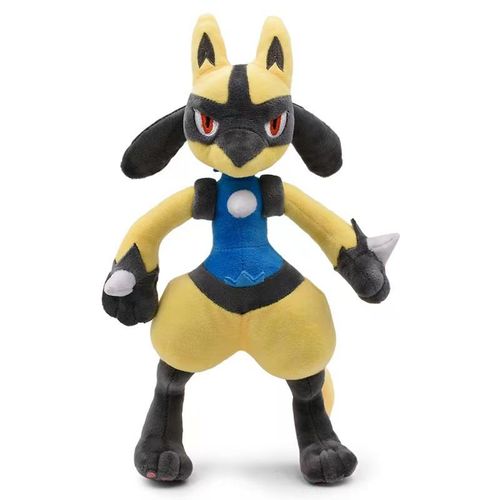 Elf Lucario Variant Millions Lucario Leolo Evolved Peluche Jouets Pour Enfants Cadeau De Noël Jaune 30cm