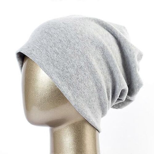 Bonnet Uni Pour Femmes Printemps Coton Slouchy Beanie Pour Femmes Chapeau D'os Tricoté Dames Noir Skullies Cap Js293a