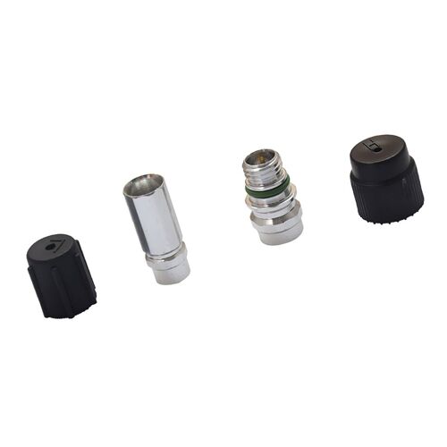 Adaptateur De Ports De Service A/C | 1 Ensemble De Vannes À Bille À Faible Et Haut Côté Pour Gm Ford Chrysler Honda, Etc