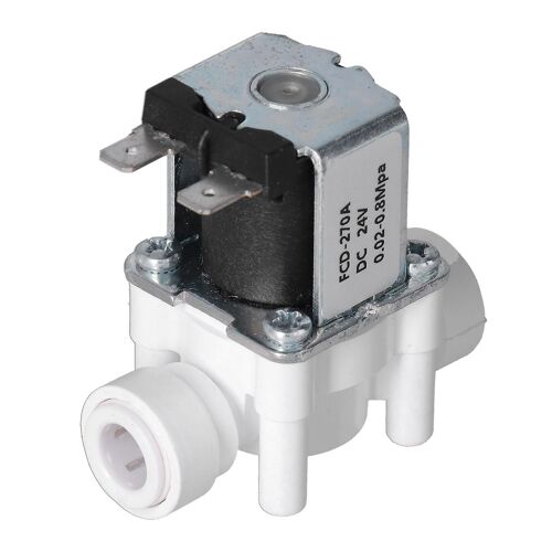 Valve de semelle électrique en plastique 3/8 po Connecteur rapide Normalement fermé Semelles ValvesDC24V