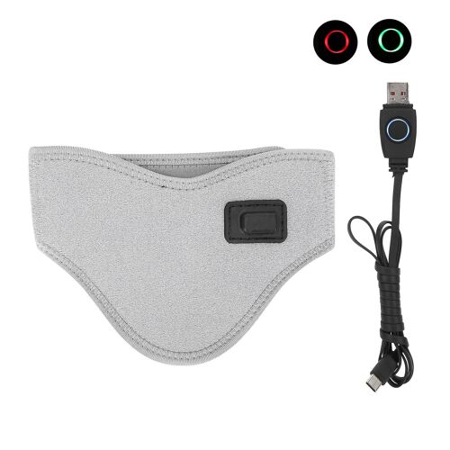 Enveloppement De Cou Chauffant Soulager La Douleur Au Cou Thérapie De Chauffage Collier Cervical Chauffant Usb Réglablegray