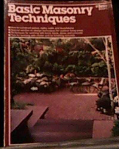 Basic Masonry Techniques